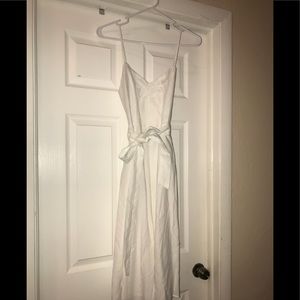 Adorable linen White Dress